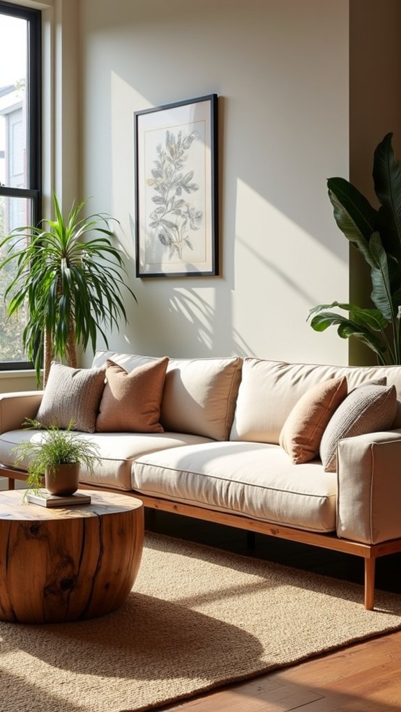floating sectional living room