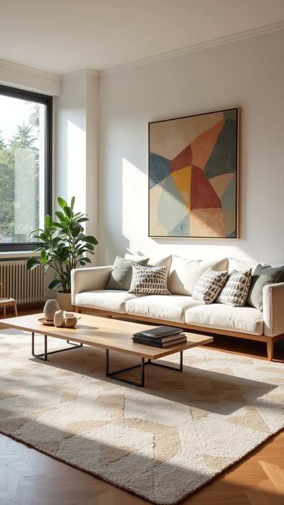 geometric patterns enhance interiors