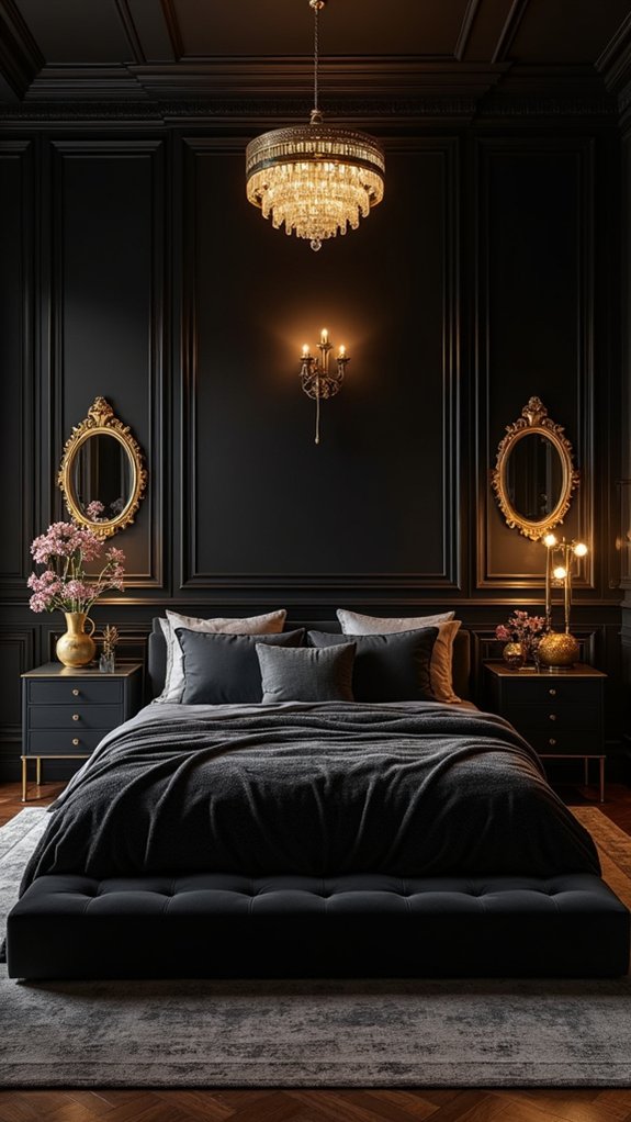 glamorous accents brighten darkness