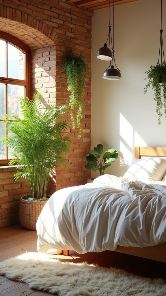 greenery enhances cozy atmosphere