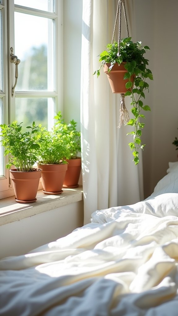 herbs enhance bright decor