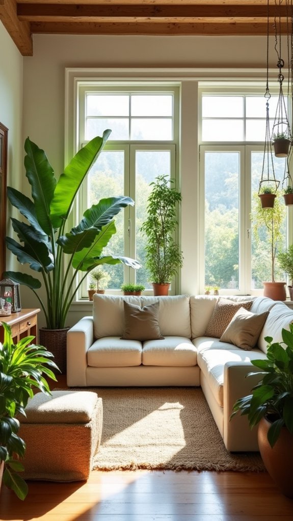 indoor plants enhance atmosphere
