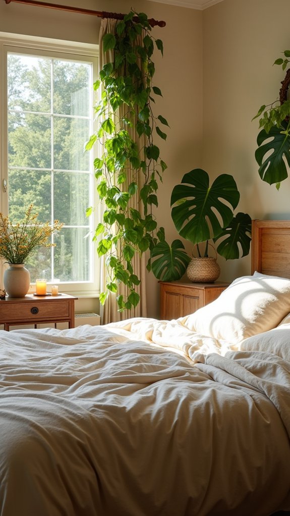 indoor plants enhance serenity