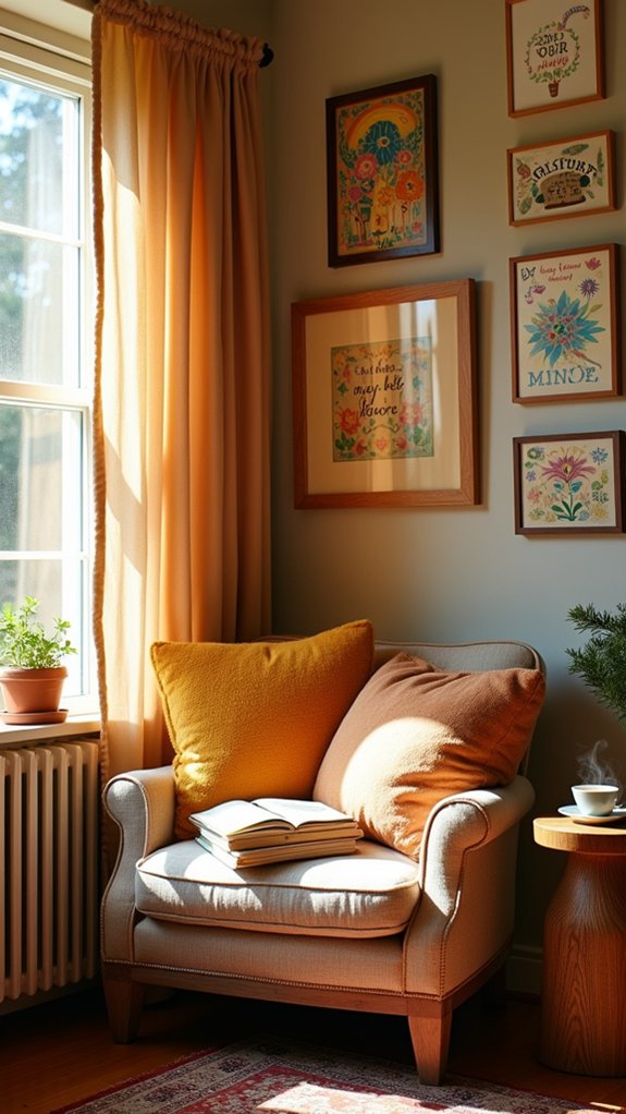 inspiring literary wall art