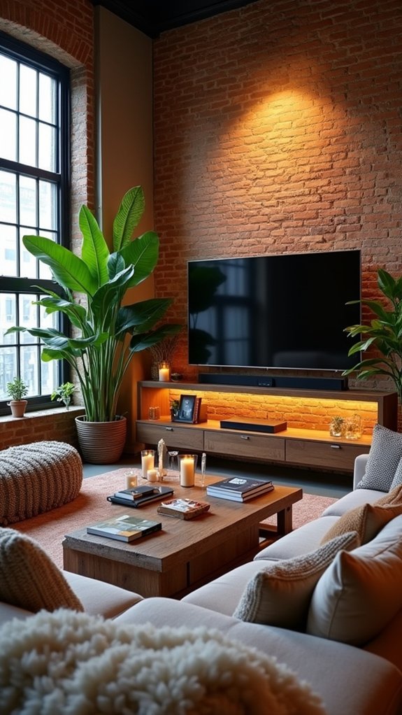 inviting urban loft charm