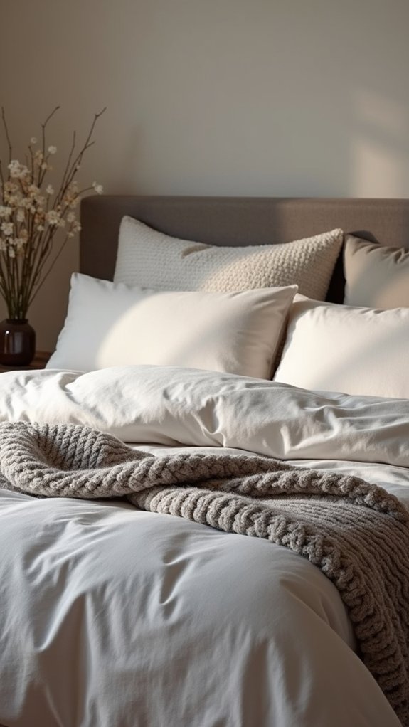 layered bedding for comfort