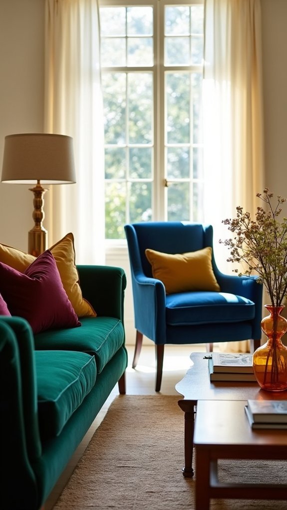 layered jewel tones balanced