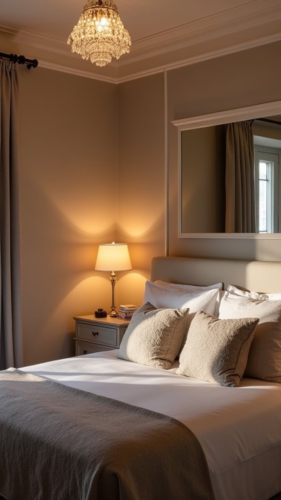layered lighting enhances ambiance