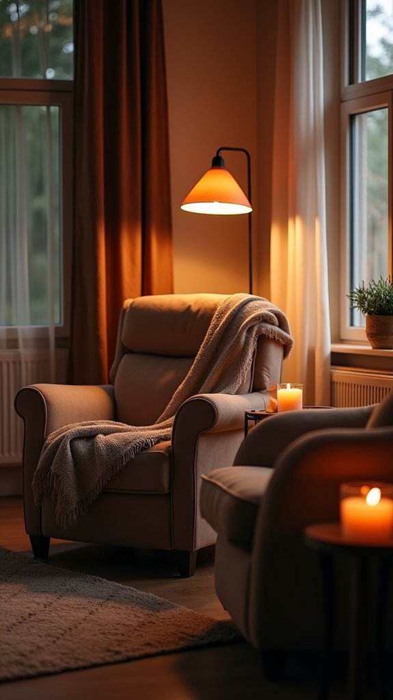 layered lighting for relaxation