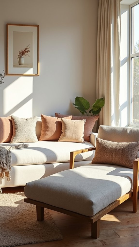layered textures for comfort