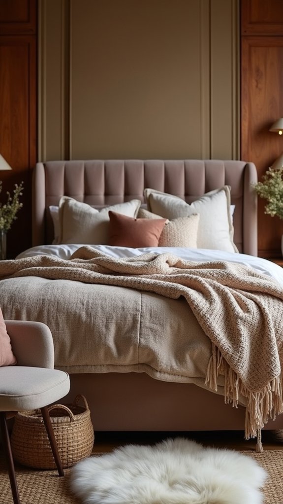 layered textures for warmth