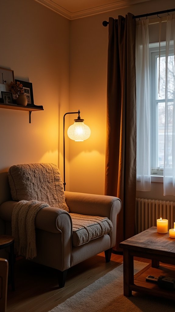 layered warm lighting ambiance
