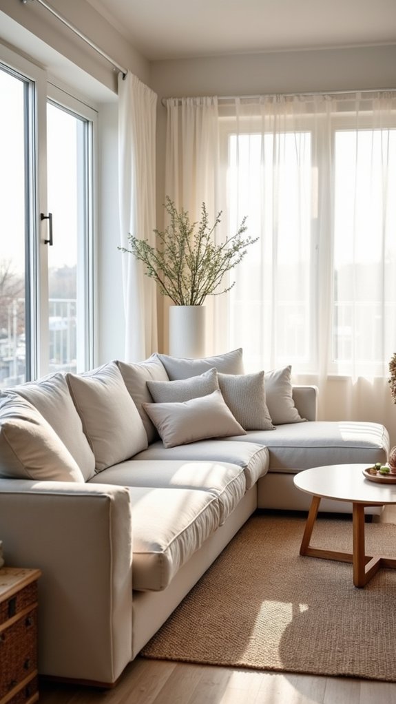 light airy minimalist design