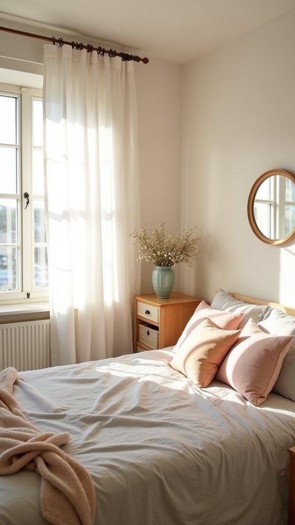 light colors for spaciousness