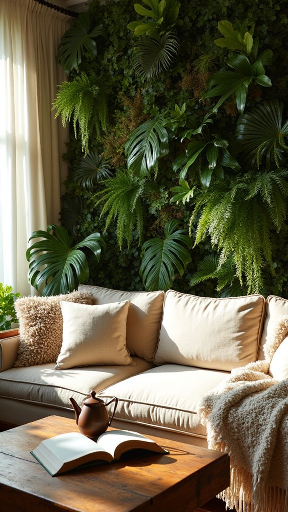 living green wall benefits