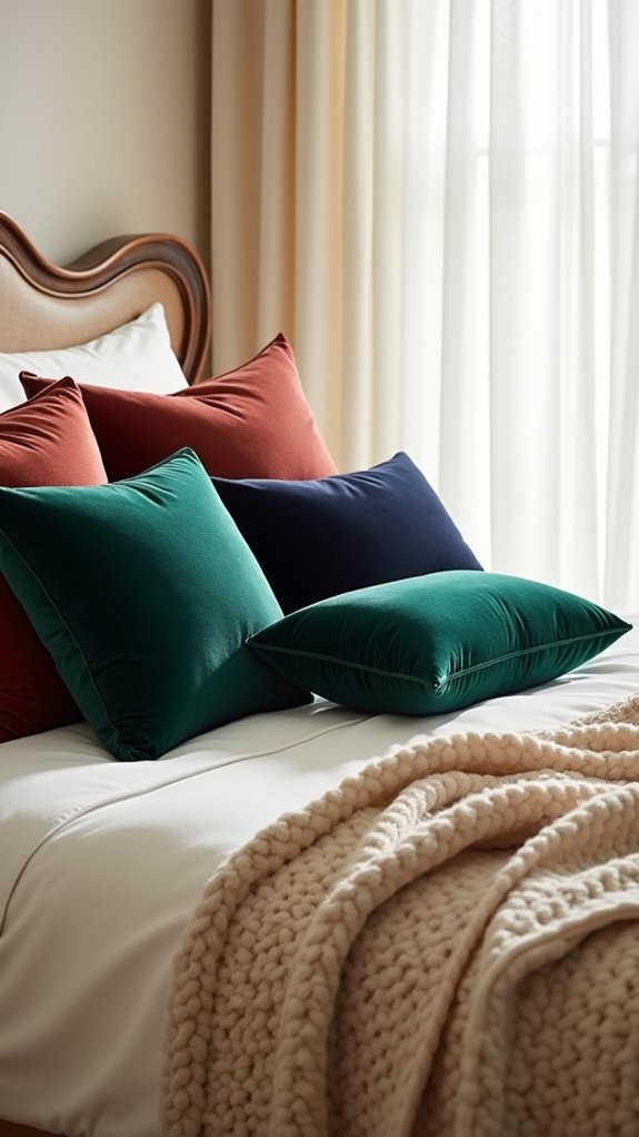 luxe velvet pillows elevate decor