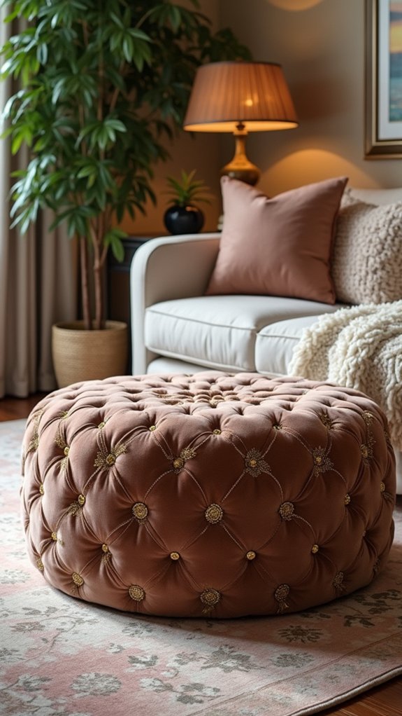 luxury through rich fabrics