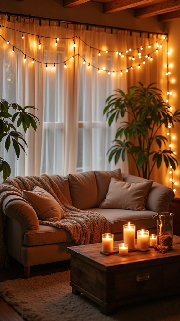 magical canopy with lights