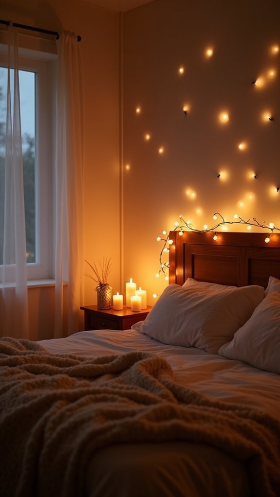 magical cozy candle ambiance