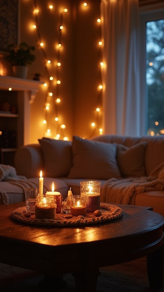 magical cozy evening ambiance