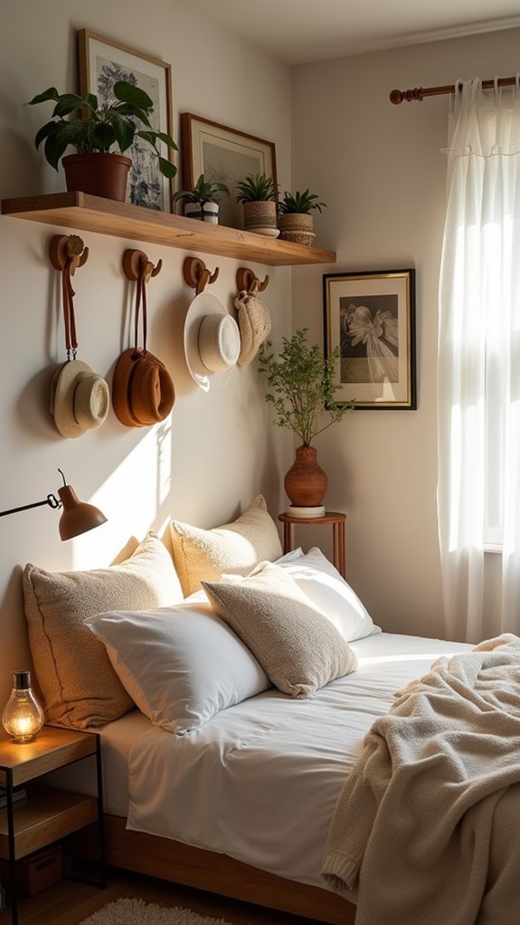 maximize space with hooks