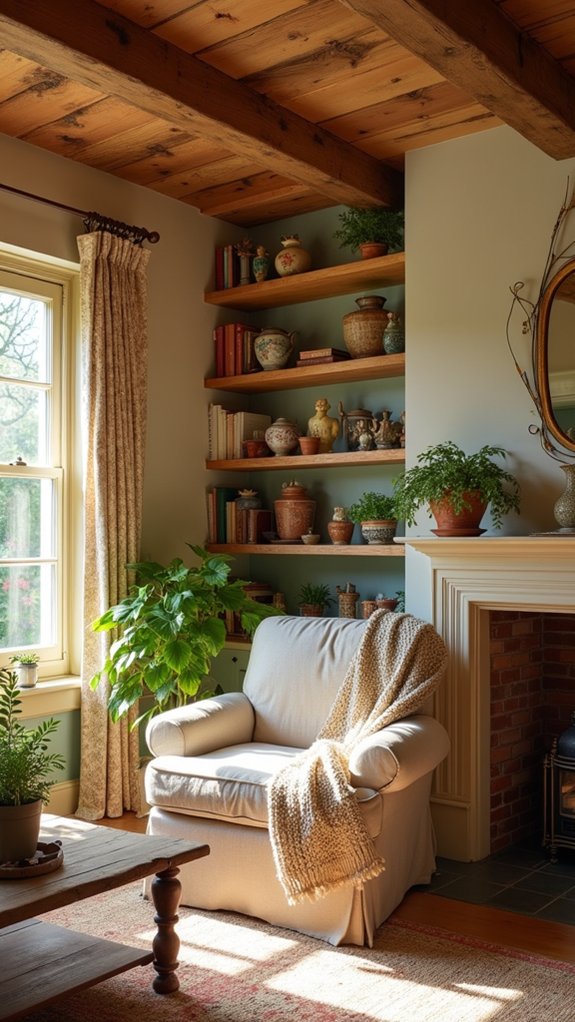 maximize space with shelving