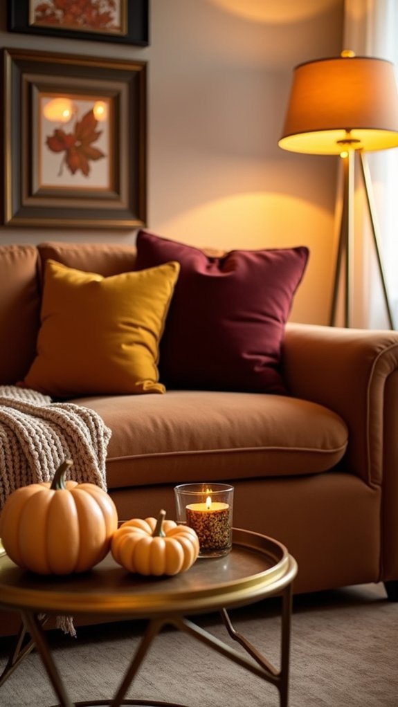 metallic accents for elegance