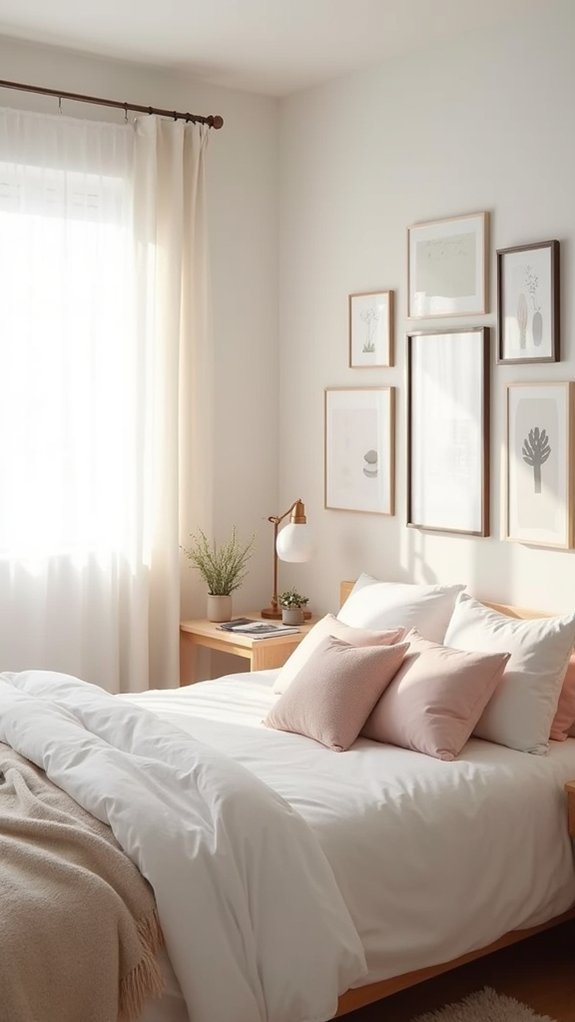 minimalist calming retreat space