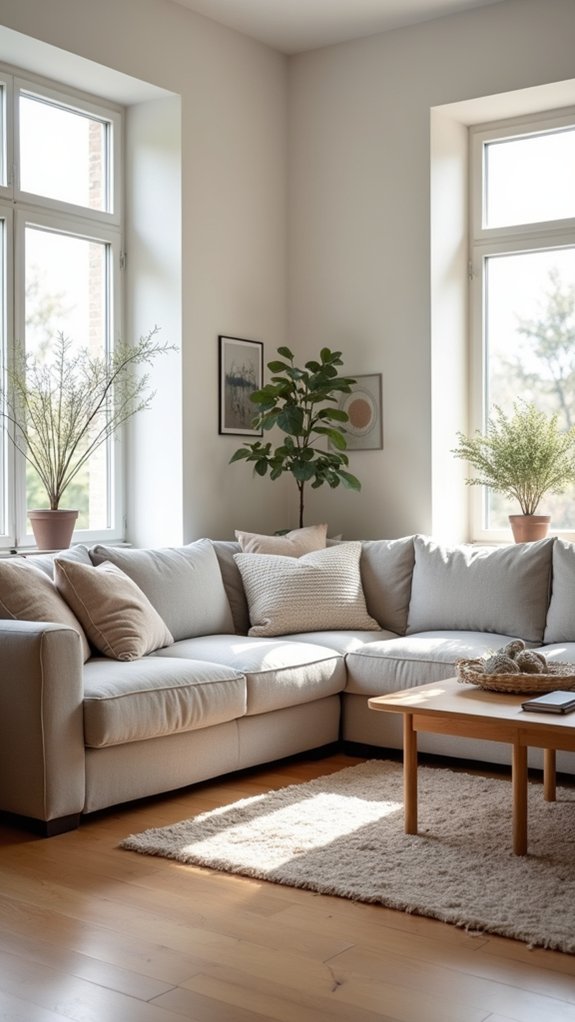 minimalist scandinavian living room