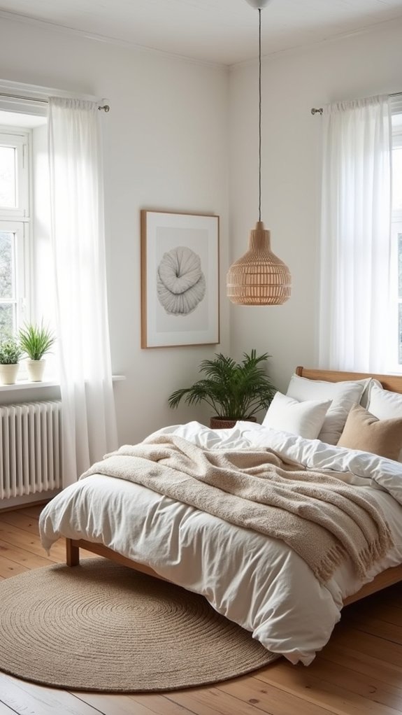 minimalist serene bedroom design