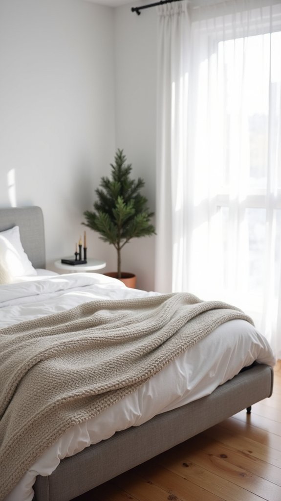 minimalist serene bedroom design