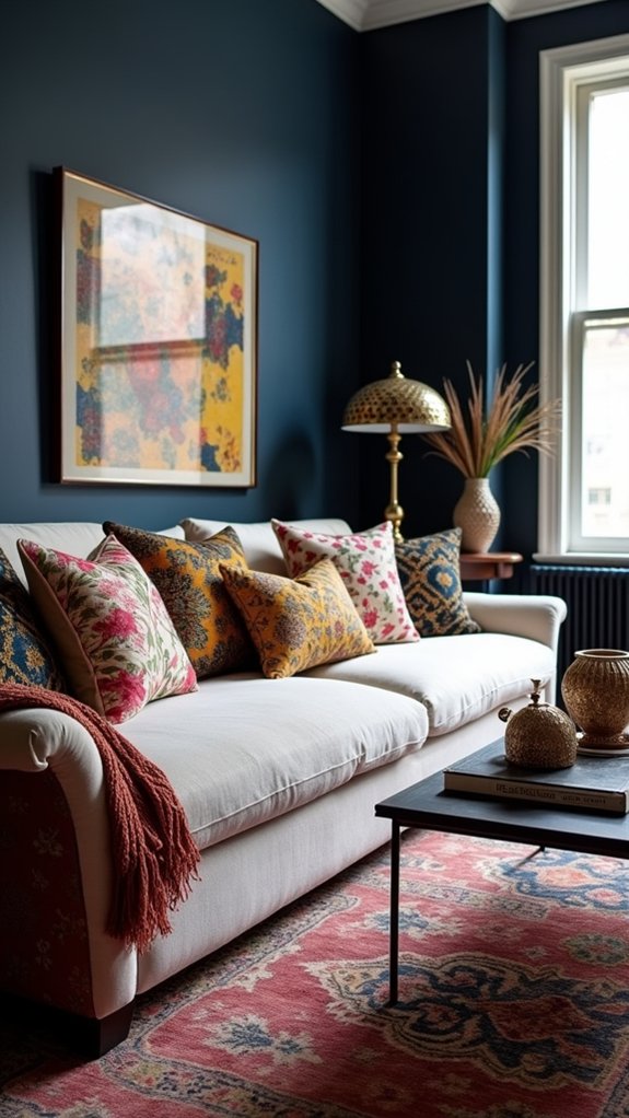 mixing patterns and textures