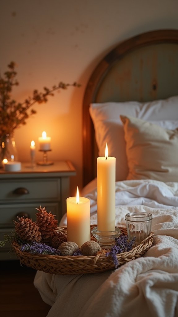 natural candles for coziness