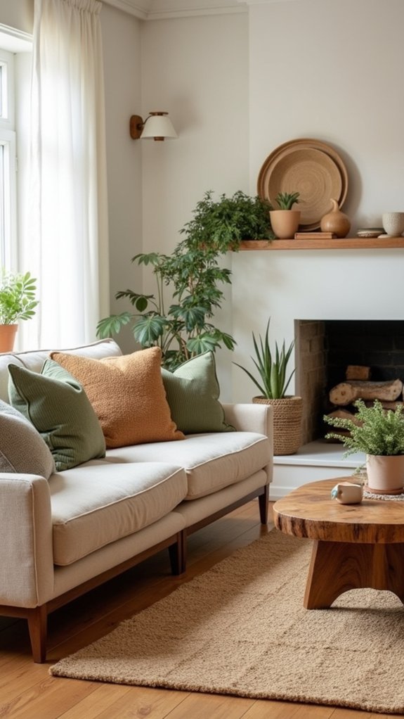 natural materials create serenity