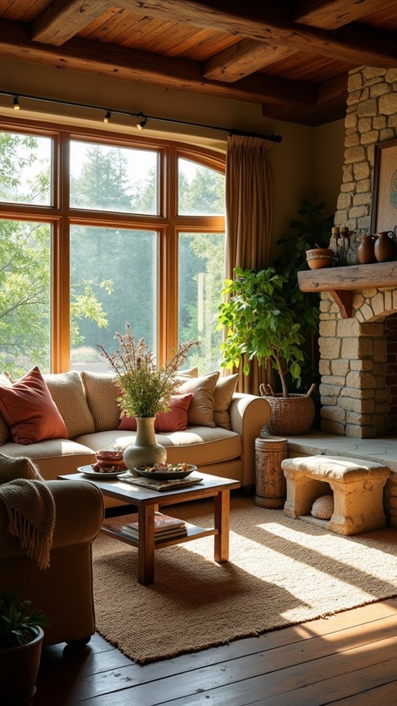 natural materials create warmth