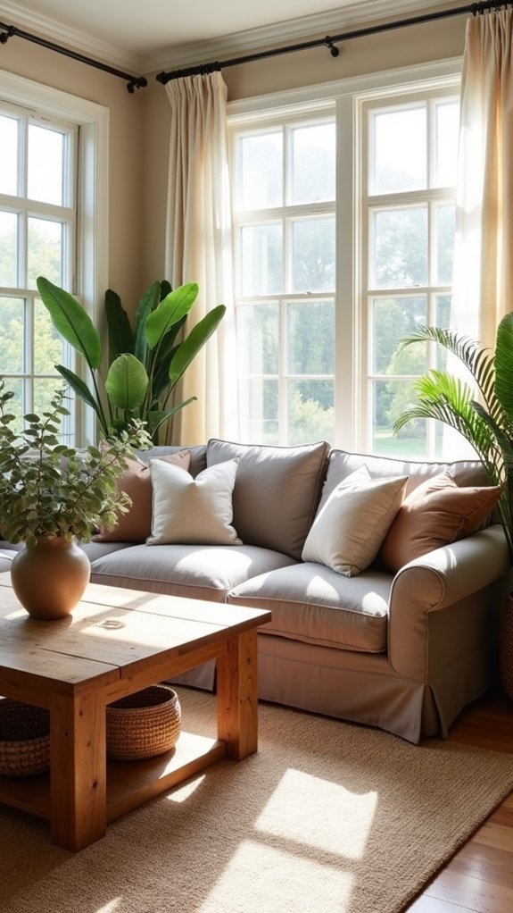 natural materials enhance coziness