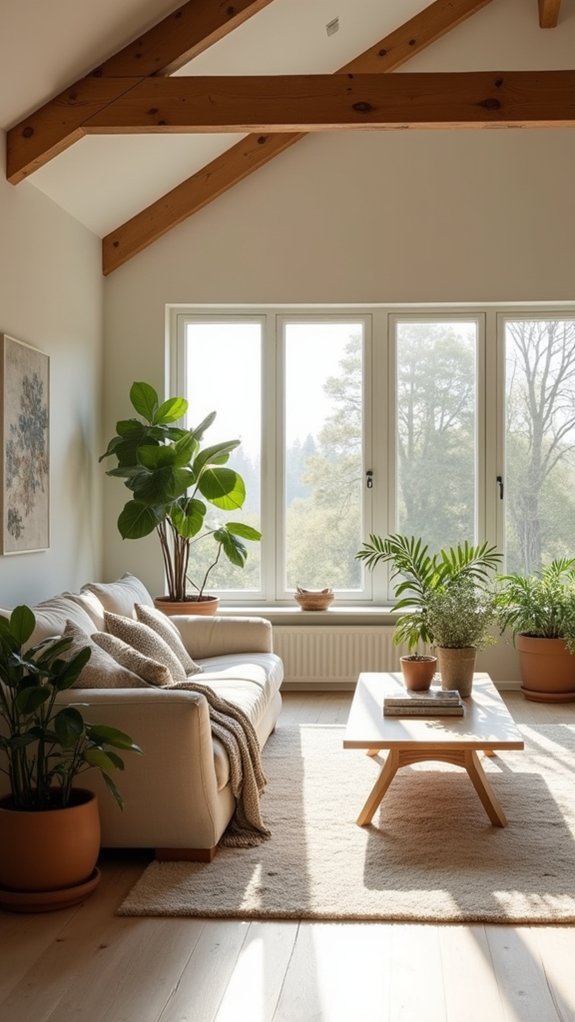 natural materials enhance warmth