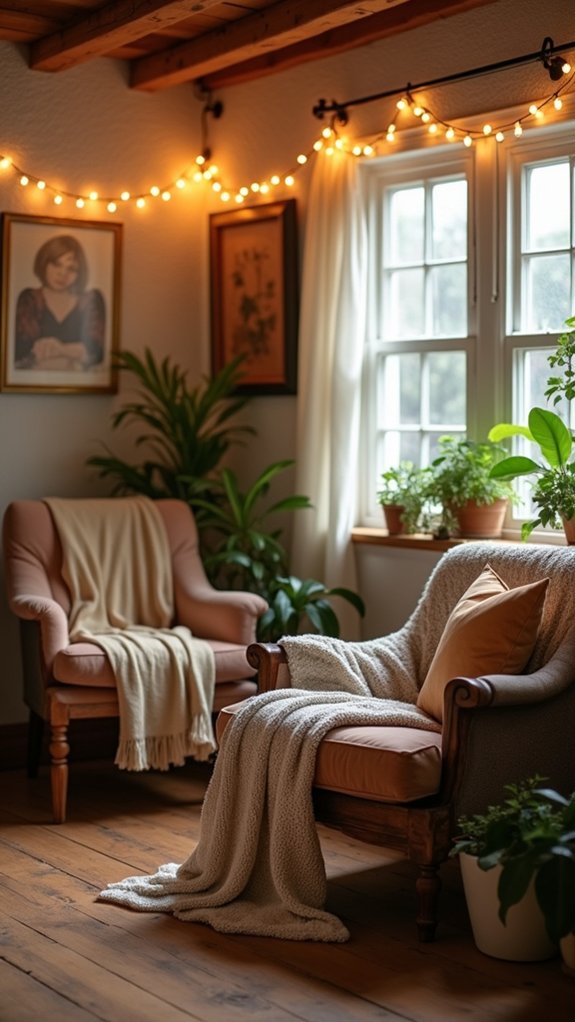 natural rustic living decor
