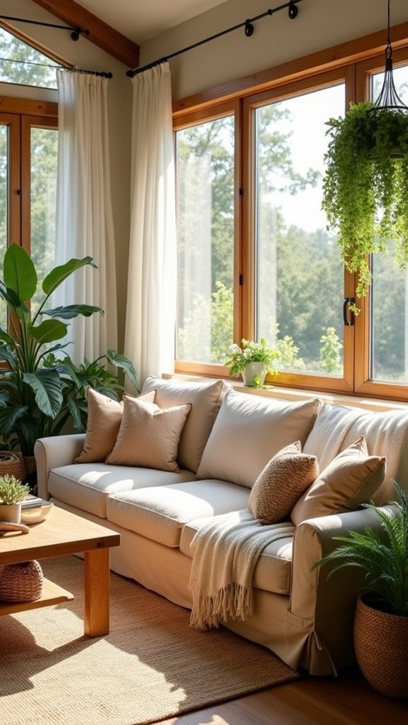natural textiles enhance coziness