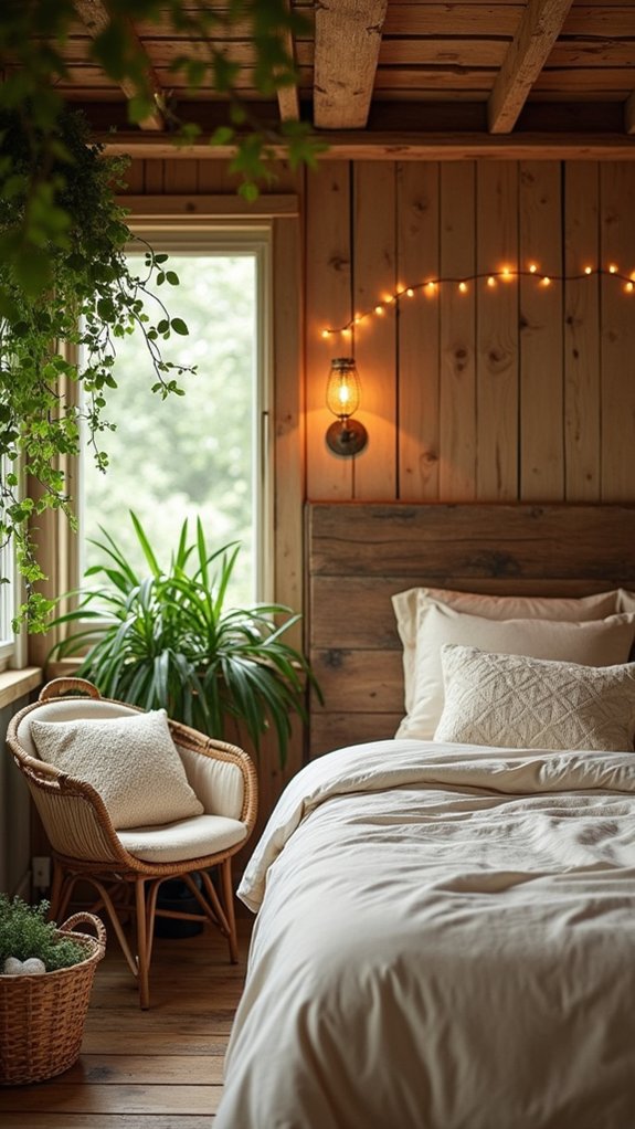natural tranquil bedroom retreat