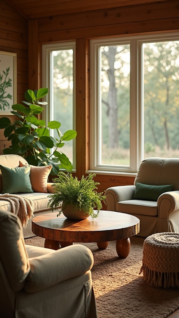 nature inspired indoor decor