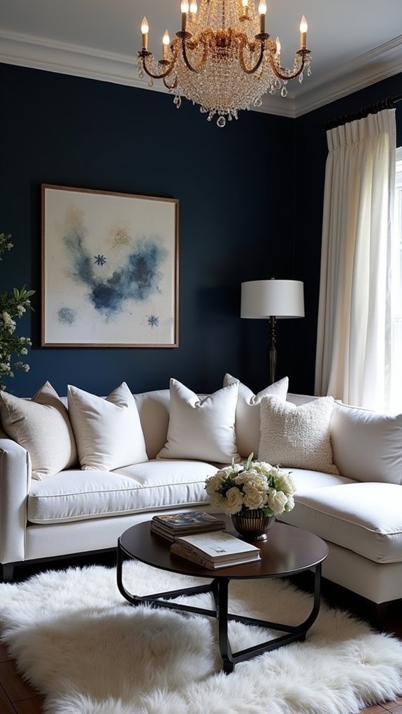 navy and white sophistication