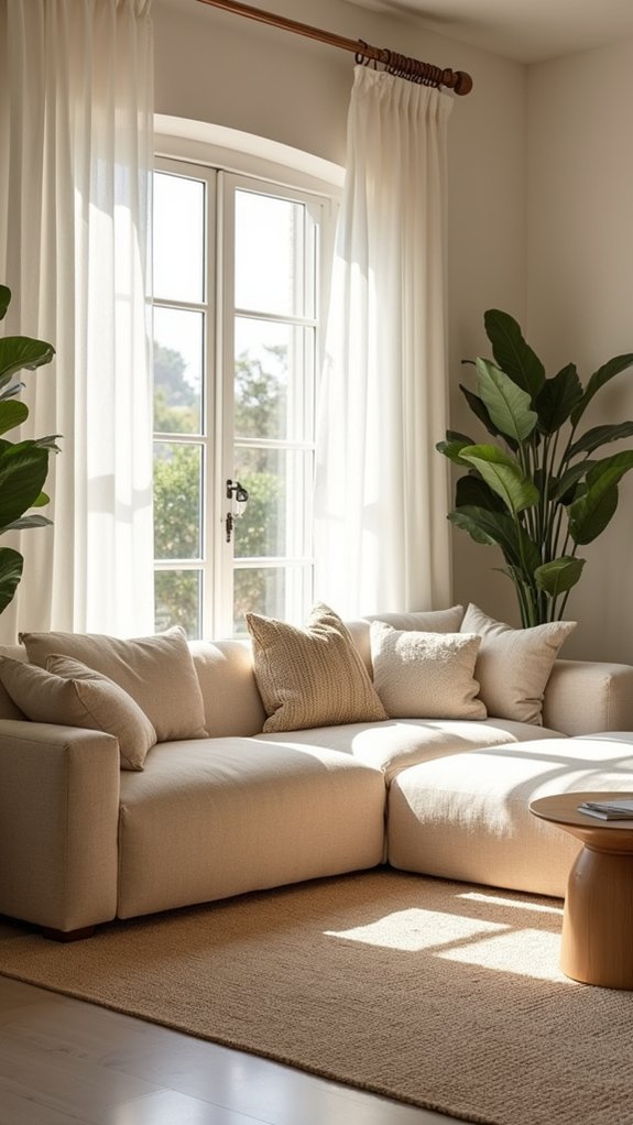 neutral textures enhance serenity