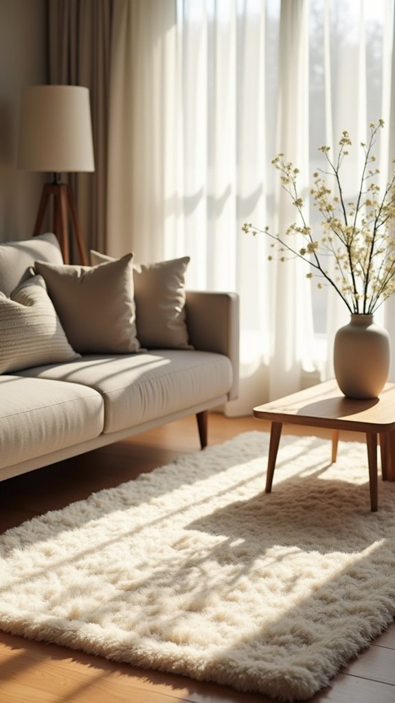 neutral tones enhance decor
