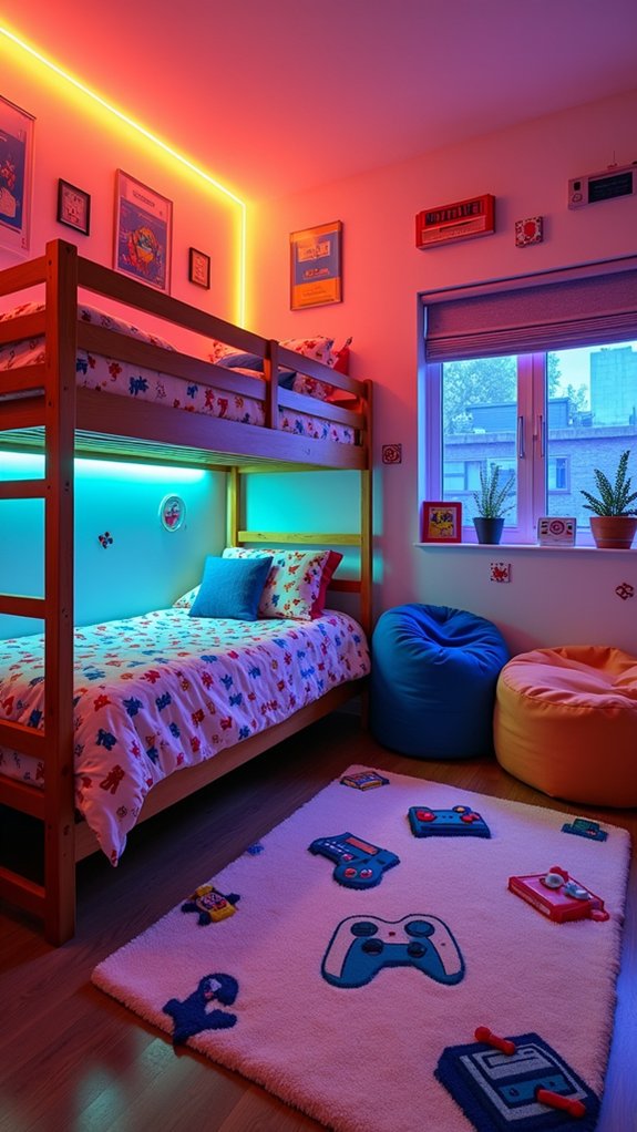 nostalgic gaming sleepover haven