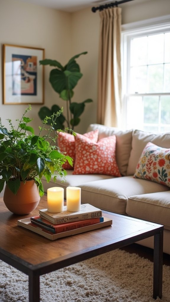 personal touches enhance decor
