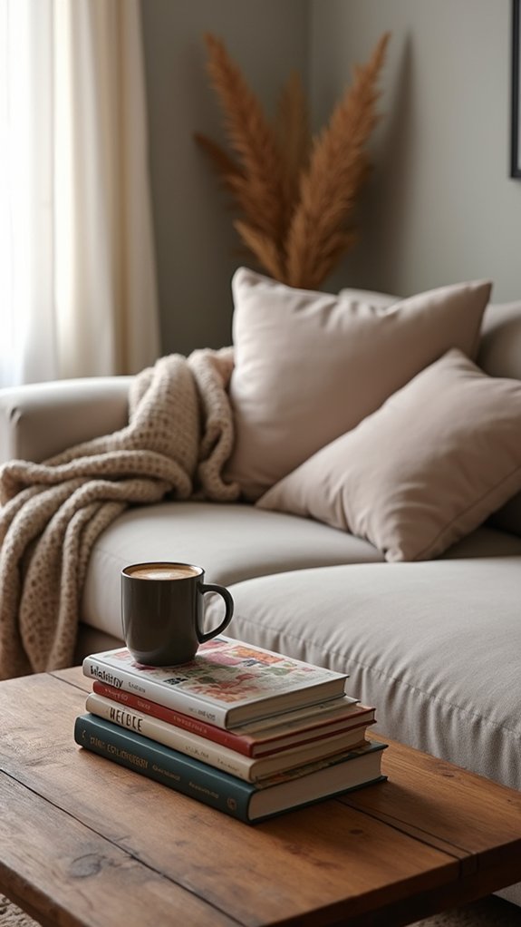 personalized coffee table display
