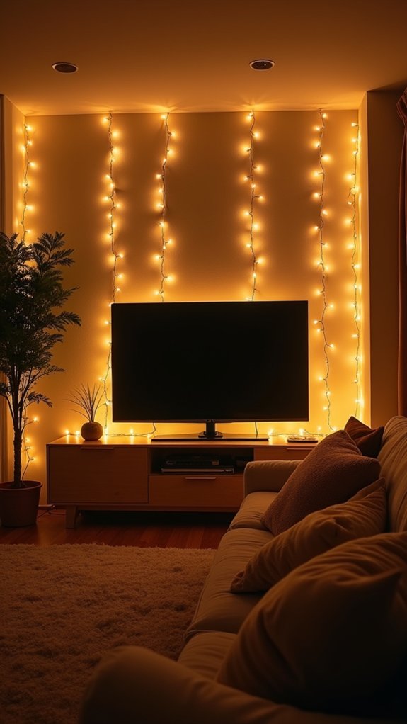 personalized cozy tv decor
