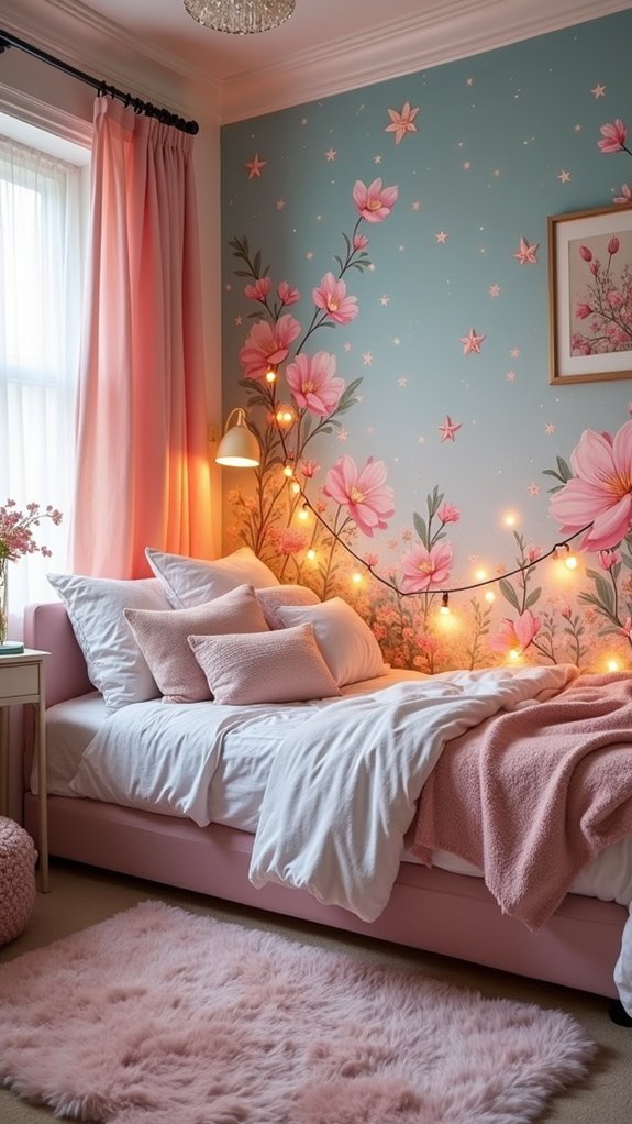 personalized vibrant statement wall