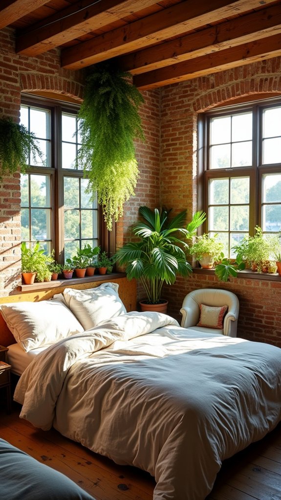 plants enhance cozy atmosphere